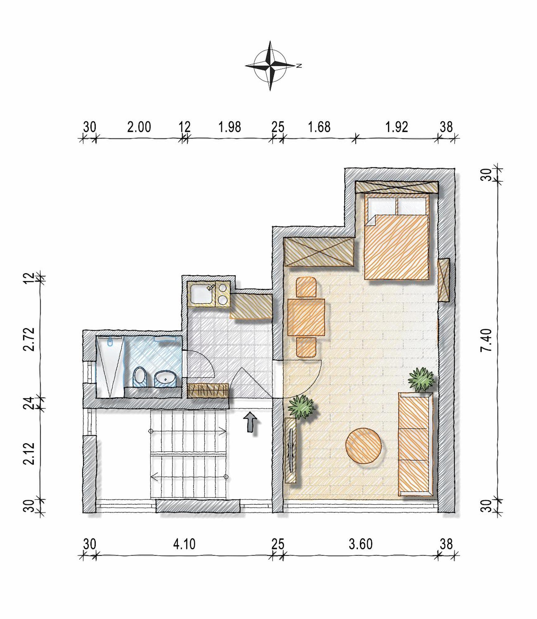 Bahnhof Und Buergerpark In Wenigen Minuten - Moebliertes Mit Toller Lage Appartement *